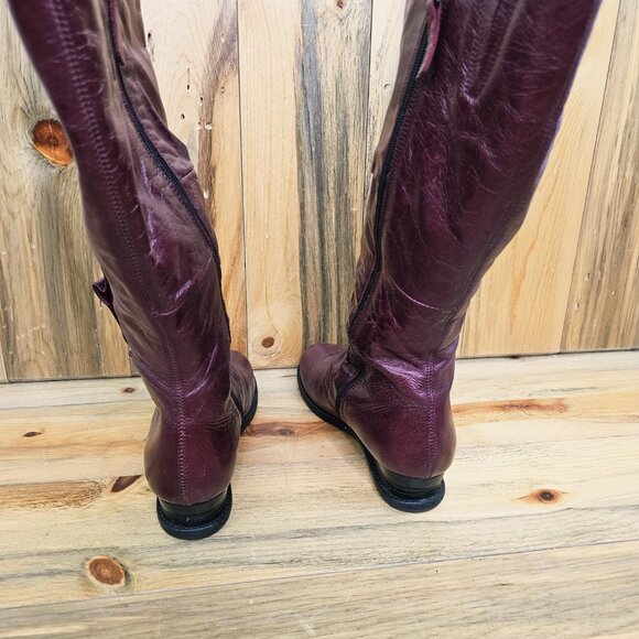 Miz Mooz Bloom Bobbie Bulls Blood Leather Boot - Picture 5 of 8